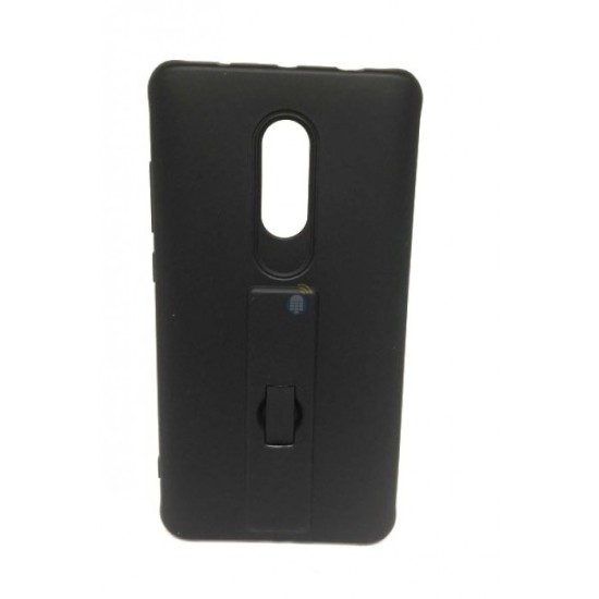 CAPA DE SILICONE MOTOMO COM ANEL DE DEDO PARA XIAOMI REDMI NOTE 4X PRETO